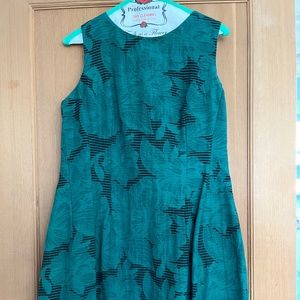 Green vintage style dress
